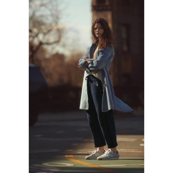 NWT ANTHROPOLOGIE BLAINE DENIM TRENCH COAT - Picture 5 of 9